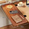 Placa de Extensión para Escritorio, Soporte Plegable para Teclado Suspendido, Extensión y Ampliación para Escritorio de Oficina, Soporte sin Taladro