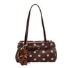Bolsa de Mão Doce com Bolinhas para Mulheres 2026 Novo Modelo de Nicho Diária Bolsa de Ombro Versátil Casual para o Trabalho Bolsa Tote de Axila