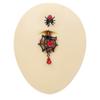 Gebei Série Vento Negro Europeia e Americana Transfronteiriça Halloween Anel de Unha Coração de Demônio Personalidade Alternativa Aranha Perfurado Umbigo