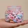 Argola de Toalha Sem Fio para Meninas Faixa de Borracha Elástica Alta Rosqueada Antiderrapante para Crianças Faixa de Cabelo para Meninas