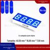 Tubo digital de 0,4 polegadas quatro tubo digital azul brilhante 4 led digital Tube Display led tubo digital