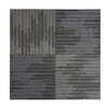 Descuentos por cantidad, baldosas de alfombra entrelazadas de color gris cemento, elegantes y duraderas, 50*50 cm, específicamente para edificios de oficinas