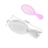 Molde de Silicone para Pente de Massagem Redondo com Airbag, Coração Oval com Orelhas de Gato e Urso, Gesso de Resina DIY