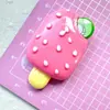 Accesorios de resina para paleta de frutas medianas, pegamento de crema, accesorios para el cabello DIY, colgante para vaso de agua, decoración de hebilla de zapato, material para venta al por mayor