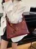 Bolsas de Designer de Nicho para Mulheres, Grande Capacidade, Nova Bolsa de Ombro/Axila Retrô Outono/Inverno 2025, Bolsa de Mão Casual para o Dia a Dia