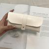 Estuche de cuero suave para gafas, estuche portátil de moda para gafas de sol, nuevo embalaje, caja de regalo, estuche para gafas de sol, estuche para gafas al por mayor