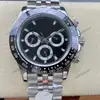 Reloj para Hombre Rolex Daytona Serie 40mm Multifuncional Cronógrafo Incrustado de Diamantes Mecánico Totalmente Automático Aliexpress