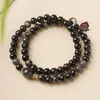Pulsera DIY Día y Noche Piedra Plateada Especificaciones 0.6 Estilo de Moda para Hombres y Mujeres Rosario de Mano Joyería Decorativa Fabricante Mayorista