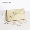 Bolsa de Noite Venda Quente Transfronteiriça Bolsa Clutch de Alta Qualidade e Luxuosa Bolsa de Mão com Corrente Feminina Venda Direta de Fábrica