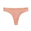 Tanga de cintura media con hilo para mujer, Transpirable, Color liso, Estilo básico simple, Múltiples colores disponibles, Fabricante de lencería, Al por mayor en stock