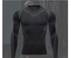 Camiseta masculina PRO Tight Fitness Running Training Amazon Stretch Quick Dry Manga Longa