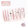 Elástico de Cabelo Estilo Coreano para Mulheres, Acessório para Coque, Corda de Cabelo, Faixa de Cabelo, Anel de Cabelo de Verão, Alta Elasticidade, Estiloso