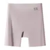 Calça de Segurança Sem Costura Antibacteriana de Cintura Alta Cheongsam Anti-Exposição Roupa Íntima Feminina Não Enrola Controle de Barriga Levanta Bumbum Boxer de Base