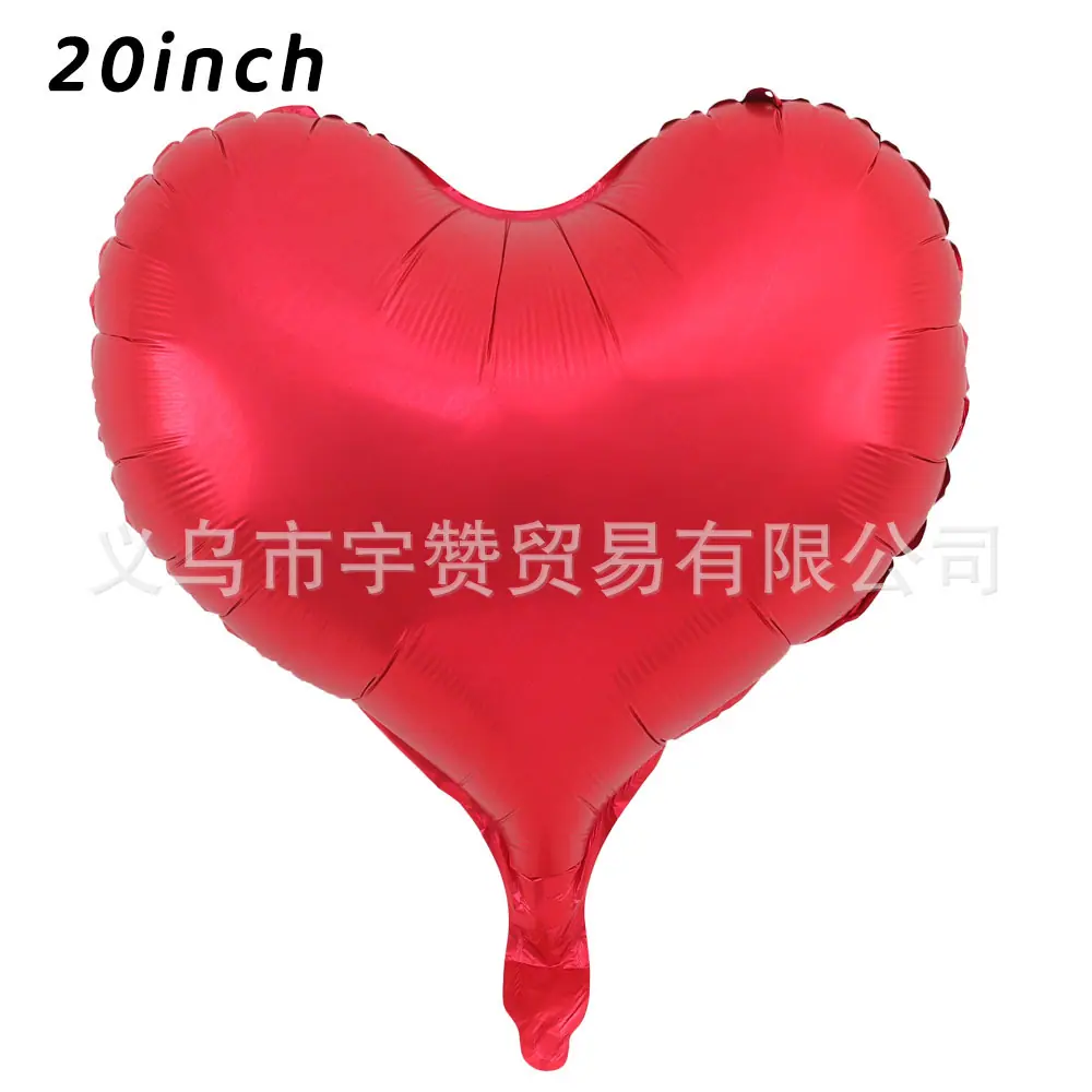 20寸哑光红桃心