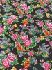 Tecido Floral Nordestino, Tecido de Peônia Vermelha, Toalha de Mesa Estilo Étnico, Roupa, Capa de Colcha, Lençol, Capa de Colcha, Capa de Cadeira, Outros