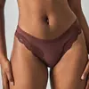 Calcinha de Renda Estilo Skims Kardashian Alta Elasticidade Renda Fina Acabamento Calcinha Triângulo Transfronteiriça Feminina