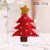 Nuevos Calcetines Navideños Transfronterizos Escena de Copos de Nieve Árbol Material Decoración Atmósfera Tienda Muñeco Arreglo Adornos