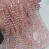 Cuentas de Cristal Cuadradas de Azúcar de 8 mm Cuentas de Vidrio Fino Pulido de Tierras Raras Cuentas Flash Joyería Hecha a Mano DIY