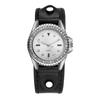 Correa Popular de Cuero Vacuno para Transmisión en Vivo de Douyin, Personalizado, Moderno, Reloj de Pulsera para Mujer con Incrustaciones de Diamantes, Versátil Reloj de Cuarzo para Estudiante