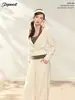 POPWES Estilo Perezoso Coreano Sudadera con Capucha de Manga Larga y Cuello en V Conjunto de Tops Sueltos Pantalones de Pierna Ancha Versátiles Pantalones Largos hasta el Suelo