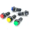 Interruptor de botón directo de fábrica PBS3-6AD interruptor de cochecito autoblocante reset con luz agujero 12v 24mm
