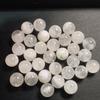 Copos de Nieve Polvo Fantasma Perlas de Cristal Hecho a Mano DIY Accesorios de Perlas Redondas Pulsera de Perlas Individual Tejido Múltiples Gemas
