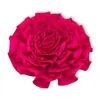Flor de Cinta Clavel Tela Flores Plegadas Hechas a Mano DIY Pasadores para el Cabello de Niños Diademas Ropa Zapatos y Sombreros Accesorios de Flores