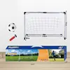 Puerta de fútbol de montaje portátil para niños, portería desmontable, juguetes deportivos educativos, máquina de disparar pelotas para exteriores, exteriores