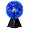 Amazon Europa y América Bola Mágica de Rayos Decorativa de 6 pulgadas Bola de Plasma Lámpara de Bola Estática Sensible al Tacto Luz Nocturna Brillante
