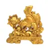Atacado de FábricaMúltiplos Estilos Peixe Koi Ano Após Ano Peixe Dragão Dourado Casa Escritório Atrair Riqueza Desktop Ornamentos de Liga