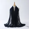 Modelo Nuevo de Venta Caliente Transfronteriza Chal Malasio de Color Sólido Bufanda de Gasa Amazon Aliexpress