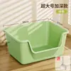 Inodoro Big Mac profundo para gatos, semicerrado, de gran capacidad, informal, extragrande, antisalpicaduras
