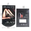 Caja de Empaque para Medias de Encaje en Stock, Medias Negras 0D para Mujer, Estilo Delgado de Verano, Caja de Piña, Goma de Algodón y Poliéster (T-Crotch) Hilo de Seda Hilado en Núcleo, Venta al por Mayor desde el Fabricante