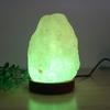 Lámpara de Sal del Himalaya USB Luz LED Blanca Cálida Color Multicolor Cambiante Ahorro de Energía Luz Nocturna Luz de Ambiente para Dormitorio Forma Natural