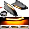 Aplicable a Volkswagen Polo MK4 FL Vento Skoda Ming Rui espejo retrovisor luz de señalización dinámica de giro de agua
