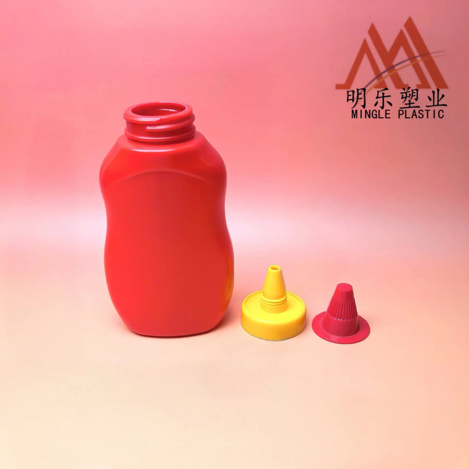 250ML PP扁瓶(新黄盖款)-2