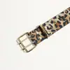 Exportação Europeia e Americana Nova Cor Animal Estampa Leopardo Estilo Ins Olho de Estrela Estilo Punk Casual Estilo Coreano Cinto para Mulheres