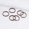 Metal Ferro Anel Duplo Chaveiro Fivela DIY Acessórios de Joia Anel Aberto Anel de Conexão Chave Anel Duplo