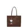 Bolsa Simples para o Início do Outono 2026 Cor Sólida Retrô Grande Capacidade Nova Bolsa de Ombro Texturizada Bolsa de Braço para Mulheres