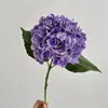 Flores artificiais de hortênsia, decorações de flores falsas de alta qualidade para sala de estar e mesa de jantar, arranjos florais, buquês de flores secas, flores decorativas