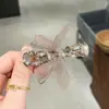 Accesorios para el Cabello Estilo Dongdaemun Coreano Clip para el Cabello Súper Brillante con Pedrería de Cristal Pinza de Pato Pinza Lateral Pinza Bb Pasador Adorno para el Cabello
