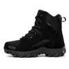 Sitio Independiente Transfronterizo Botas Tácticas de Caña Alta para Hombre Botas de Combate Botas de Senderismo para Entrenamiento Militar Seguridad Talla Grande