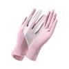 Luvas de Proteção Solar para Mulheres, para Uso Externo, Leves, Anti-UV, Antiderrapantes, Respiráveis, com Tela de Toque, Luvas de Seda Gelada de Meio Dedo para Homens
