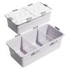Caja de Almacenamiento Debajo de la Cama con Ruedas para Dormitorio, Caja de Almacenamiento de Plástico para Dormitorio Escolar, Caja Debajo de la Cama para Colchas