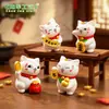 Figura creativa de gato de la suerte lindo para micro-paisajismo, accesorios de decoración DIY para casa de muñecas, adorno de escritorio mini