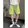 2023 Pantalones Cortos de Herramienta para Hombre Moda de Verano Casual con Sentido del Diseño Versátiles de Moda Marca Estilo Americano Pantalones Sueltos