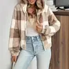 Cardigan de Zíper Peludo com Capuz Listrado Estiloso Solto Casual de Manga Longa Outono e Inverno Amazon Transfronteiriço 2025