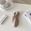 Calcetines de Lunares Calcetines de Barco para Mujer Verano Delgados Algodón Puro Boca Baja Invisibles Talón Antideslizante Punto de Lunares Tiro Bajo Calcetines Zhuji