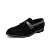 Zapatos de Gamuza para Hombre de Talla Grande Transfronterizos 2025 Primavera y Otoño Nuevos Mocasines Casuales con Borlas Británicos para Hombre