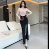 Vestido de Noche para Mujer 2026 Nuevo Estilo de Alta Gama Elegante Temperamento de Socialité Escote en V Profundo Sexy Abertura Sirena Largo para Anfitriona